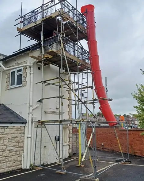 Chute and Chimney access - Leicestershire: Swipe To View More Images