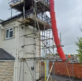 Chute and Chimney access - Leicestershire: Click Here To View Larger Image